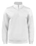 1/4 zip pour team golf - 021013 Pull homme : minimum 5 pièces Clique Blanc XS 