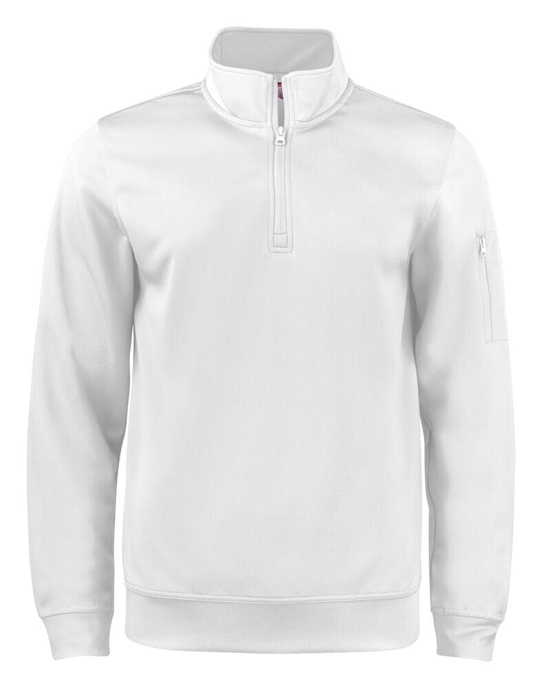 1/4 zip pour team golf - 021013 Pull homme : minimum 5 pièces Clique Blanc XS 