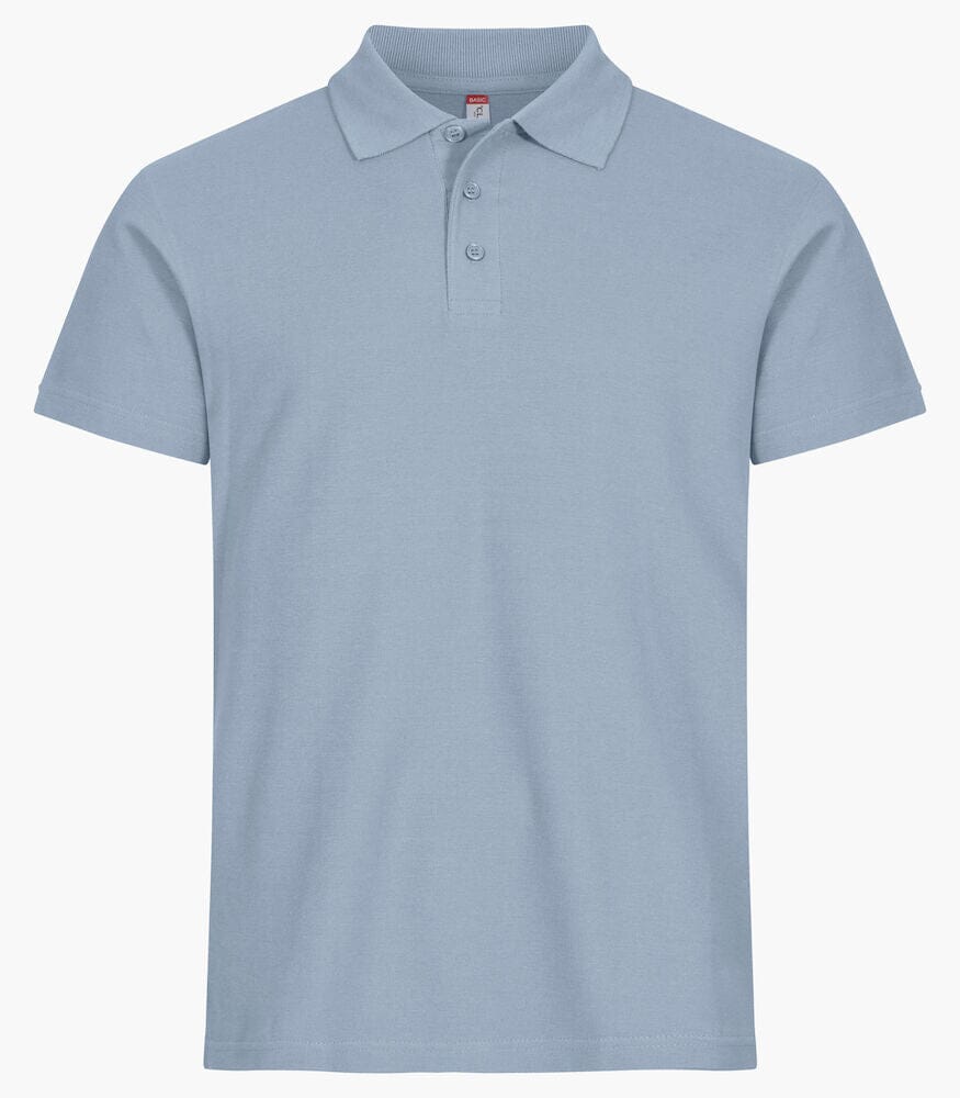 Nouveau Basic Polo -028230 polo homme : minimum 5 pièces Clique Bleu grisé XS 