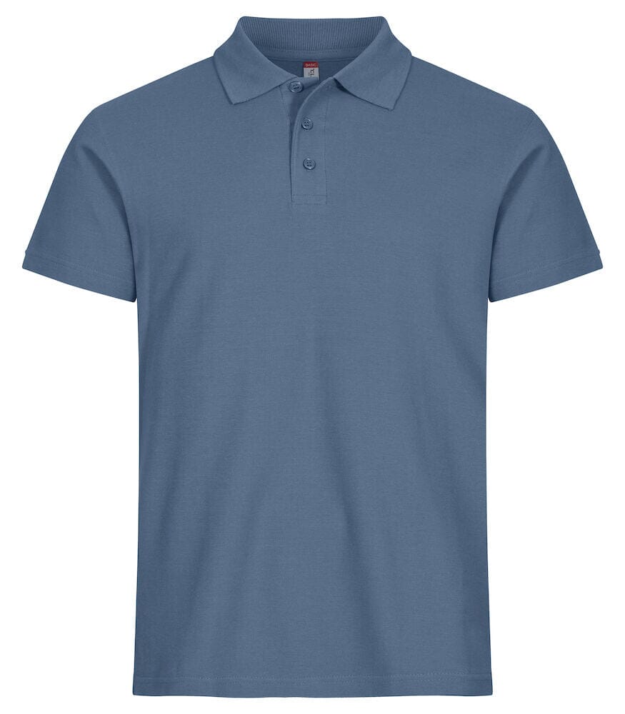 Nouveau Basic Polo -028230 polo homme : minimum 5 pièces Clique Bleu acier XS 