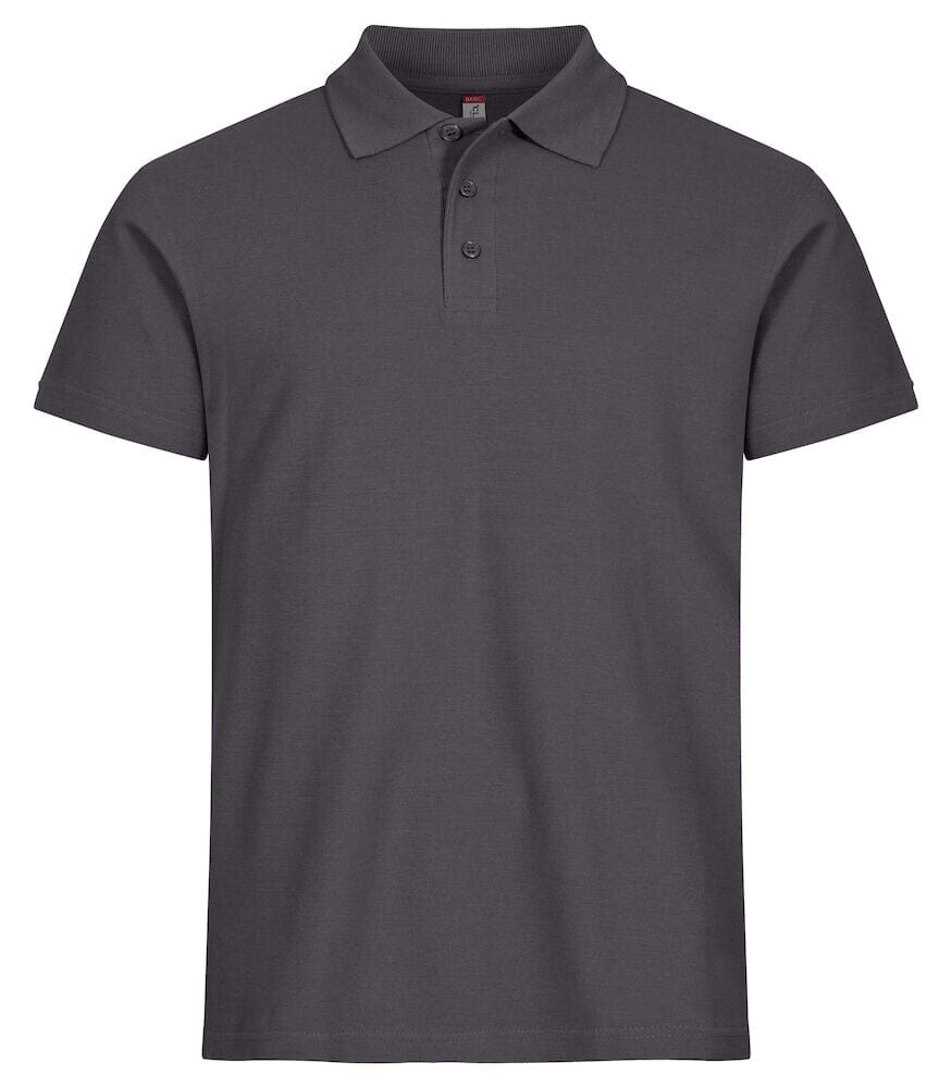 Nouveau Basic Polo -028230 polo homme : minimum 5 pièces Clique Gris métal XS 