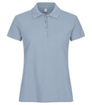 Nouveau basic Polo - 028231 Polo femme :minimum 5 pièces Clique Bleu grisé XS 