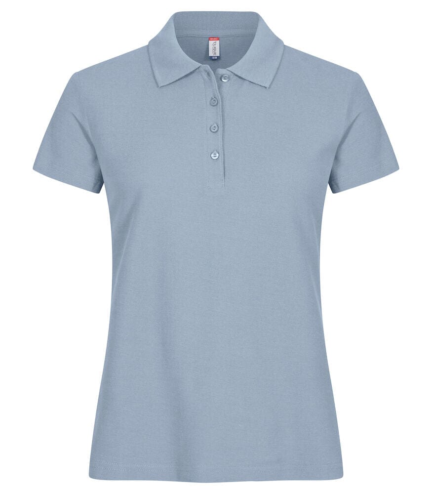 Nouveau basic Polo - 028231 Polo femme :minimum 5 pièces Clique Bleu grisé XS 