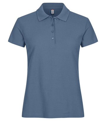 Nouveau basic Polo - 028231 Polo femme :minimum 5 pièces Clique Bleu acier XS 