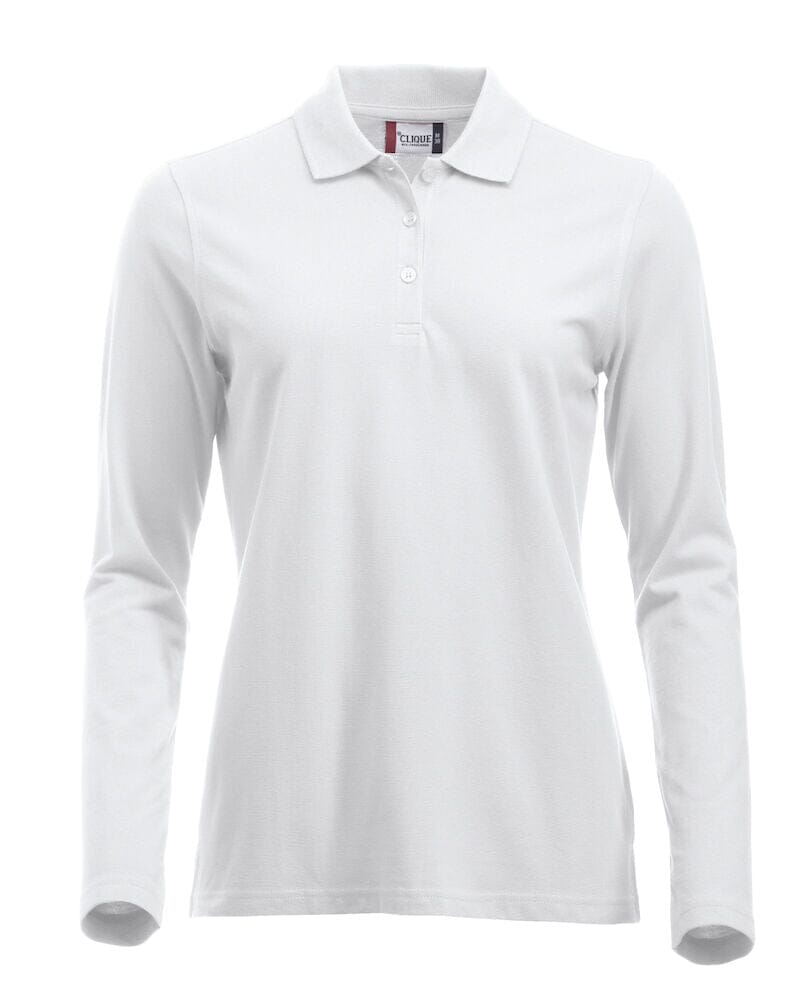 Classic Lincoln manche longues- 028247 Polo femme:minimum 5 pièces Clique Blanc XS 