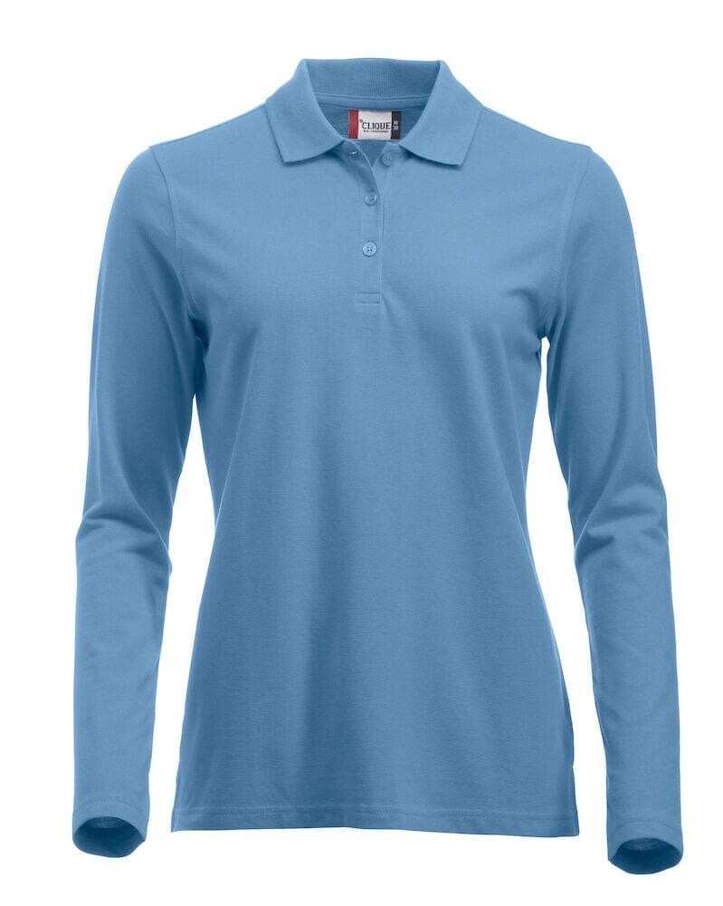 Classic Lincoln manche longues- 028247 Polo femme:minimum 5 pièces Clique Bleu CLair XS 