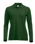 Classic Lincoln manche longues- 028247 Polo femme:minimum 5 pièces Clique Vert bouteille XS 