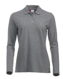 Classic Lincoln manche longues- 028247 Polo femme:minimum 5 pièces Clique Gris clair XS 