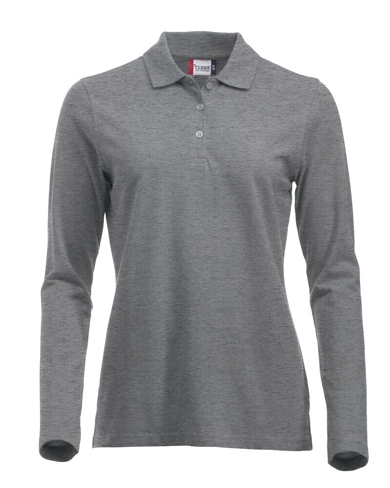 Classic Lincoln manche longues- 028247 Polo femme:minimum 5 pièces Clique Gris clair XS 