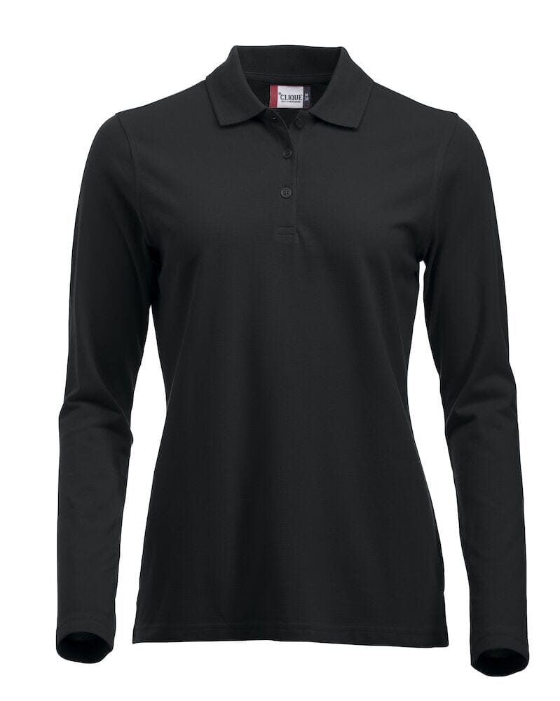 Classic Lincoln manche longues- 028247 Polo femme:minimum 5 pièces Clique Noir XS 