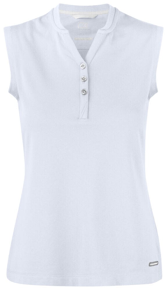 Polo sleeveless dames Polo femme :minimum 5 pièces Cutter & buck Blanc S 