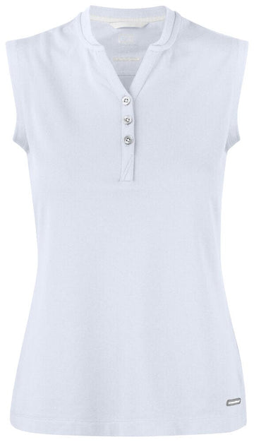 Polo sleeveless dames Polo femme :minimum 5 pièces Cutter & buck Blanc S 