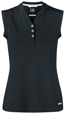 Polo sleeveless dames Polo femme :minimum 5 pièces Cutter & buck Noir S 