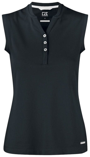 Polo sleeveless dames Polo femme :minimum 5 pièces Cutter & buck Noir S 
