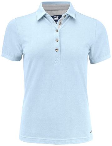 polo avantage premium -354421 Polo femme :minimum 5 pièces Cutter & buck Bleu clair XS 