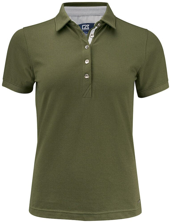 polo avantage premium -354421 Polo femme :minimum 5 pièces Cutter & buck Vert foncé XS 