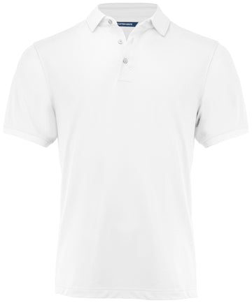 Polo eco virtue solid -354434 polo homme : minimum 5 pièces Cutter & buck Blanc S 