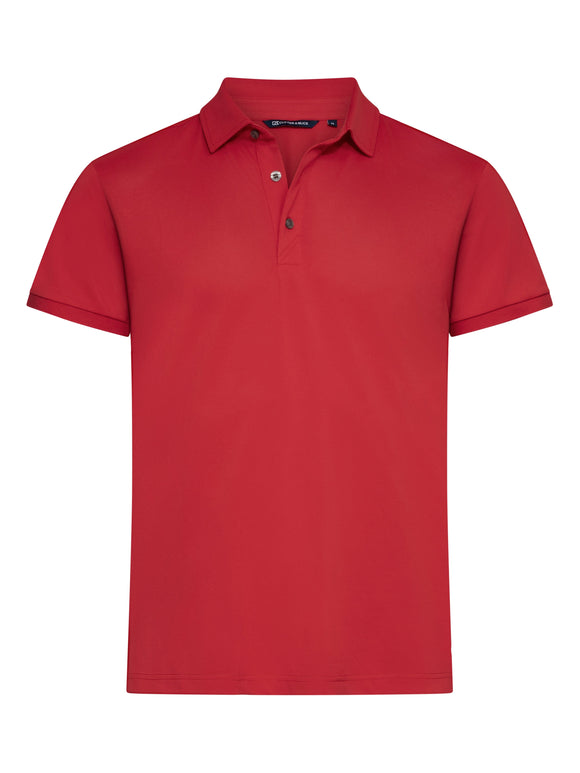 Polo eco virtue solid -354434 polo homme : minimum 5 pièces Cutter & buck Rouge S 