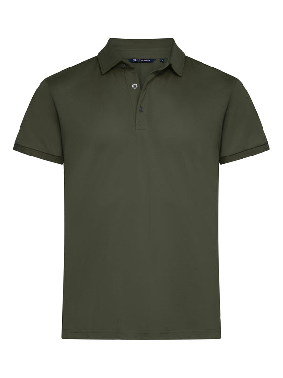 Polo eco virtue solid -354434 polo homme : minimum 5 pièces Cutter & buck Vert foncé S 