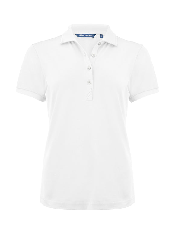 Polo eco virtue solid dame -354435 Polo femme :minimum 5 pièces Cutter & buck Blanc XS 