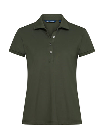 Polo eco virtue solid dame -354435 Polo femme :minimum 5 pièces Cutter & buck Vert foncé XS 