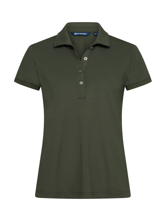 Polo eco virtue solid dame -354435 Polo femme :minimum 5 pièces Cutter & buck Vert foncé XS 