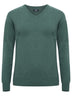 Pull oakville col V - 355419 Pull femme:minimum 5 pièces Cutter & buck Pine vert XS 