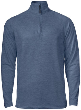 Coos bay half zip- 358400 Pull homme:minimum 5 pièces Cutter & buck Bleu melange S 