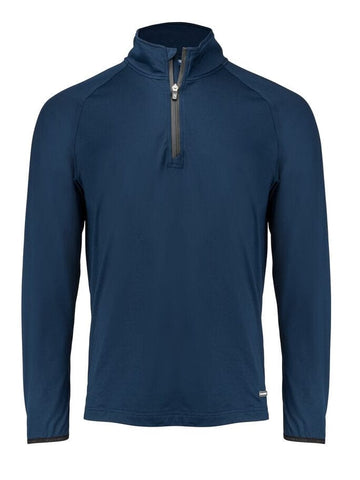 1/4 zip adapt - 358424 pull 1/4 zips: minimum 5 pièces Cutter & buck Marine S 