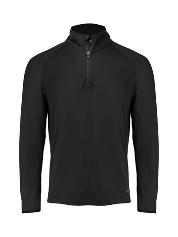1/4 zip adapt - 358424 pull 1/4 zips: minimum 5 pièces Cutter & buck Noir S 