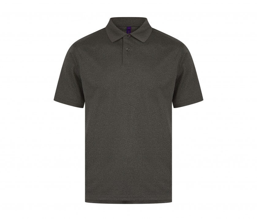 Polo coolplus- H475 polo homme: minimum 5 pièces Henbury heather Charcoal S 