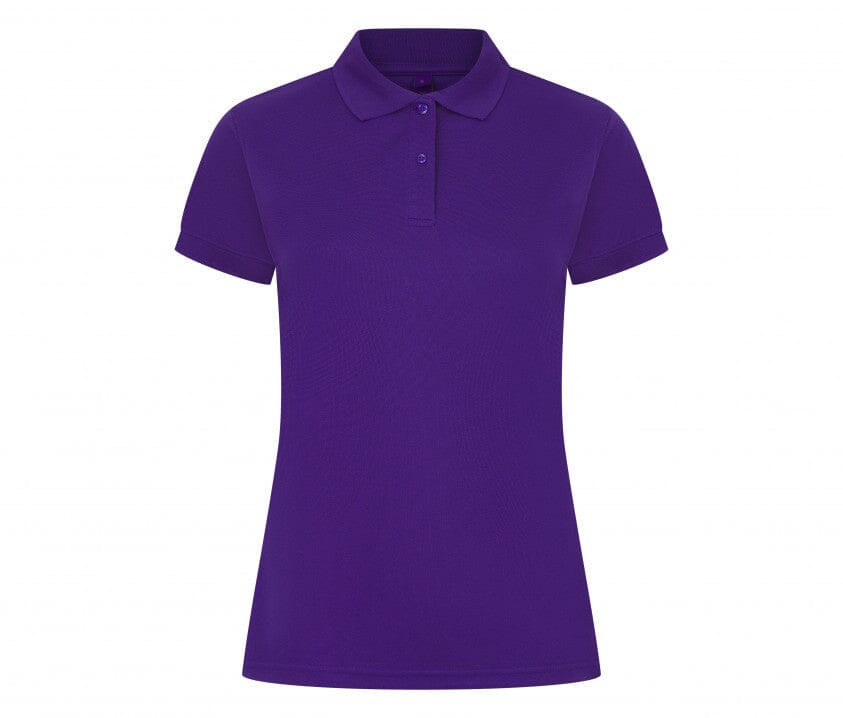 Polo personnalisé coolplus- H476 polo femme: minimum 5 pièces Henbury Bright purple S 