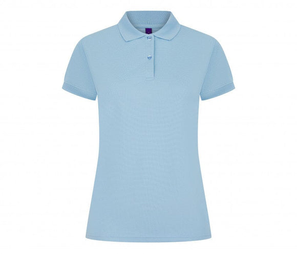 Polo personnalisé coolplus- H476 polo femme: minimum 5 pièces Henbury Light blue S 