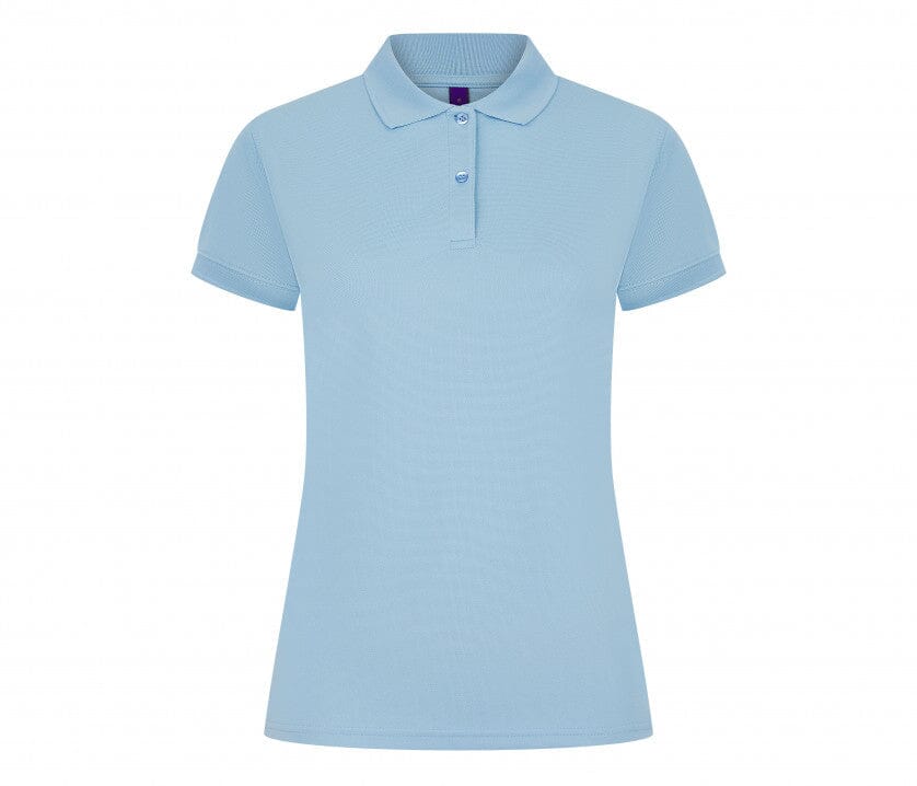 Polo personnalisé coolplus- H476 polo femme: minimum 5 pièces Henbury Light blue S 