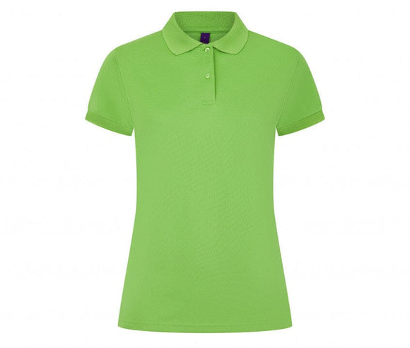 Polo personnalisé coolplus- H476 polo femme: minimum 5 pièces Henbury Lime vert S 