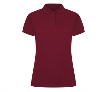 Polo personnalisé coolplus- H476 polo femme: minimum 5 pièces Henbury Bordeaux S 