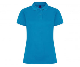 Polo personnalisé coolplus- H476 polo femme: minimum 5 pièces Henbury Saphire S 