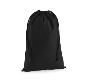 Sachet en premium coton - WM216 sachet : 30 pièces minimum Westford Mill XS ( 14 x 20.5 cm ) Noir 