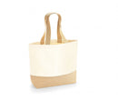 Sac shopping en toile de jute WM450 Sac shopping: minimum 10 pièces Westford Mill Tote:34x36x13cm 