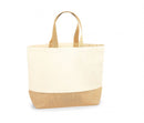 Sac shopping en toile de jute WM450 Sac shopping: minimum 10 pièces Westford Mill Tote XL:38x44x18cm 