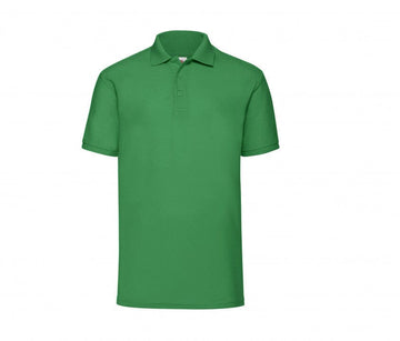 Polo polycoton- 65/35 polo homme: minimum 5 pièces Fruit of the Loom Kelly green S 