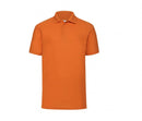 Polo polycoton- 65/35 polo homme: minimum 5 pièces Fruit of the Loom Orange S 