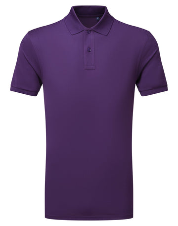 Polo polyester recyclé - AQ001 polo homme : minimum 5 pièces Asquith & Fox Violet S 