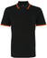 Polo tipped - AQ011 polo homme : minimum 5 pièces Asquith & Fox Noir/orange S 
