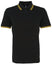 Polo tipped - AQ011 polo homme : minimum 5 pièces Asquith & Fox Noir/sunflower S 