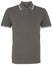Polo tipped - AQ011 polo homme : minimum 5 pièces Asquith & Fox Charcoal/blanc S 