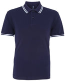 Polo tipped - AQ011 polo homme : minimum 5 pièces Asquith & Fox Marine/blanc S 