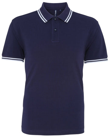 Polo tipped - AQ011 polo homme : minimum 5 pièces Asquith & Fox Marine/blanc S 