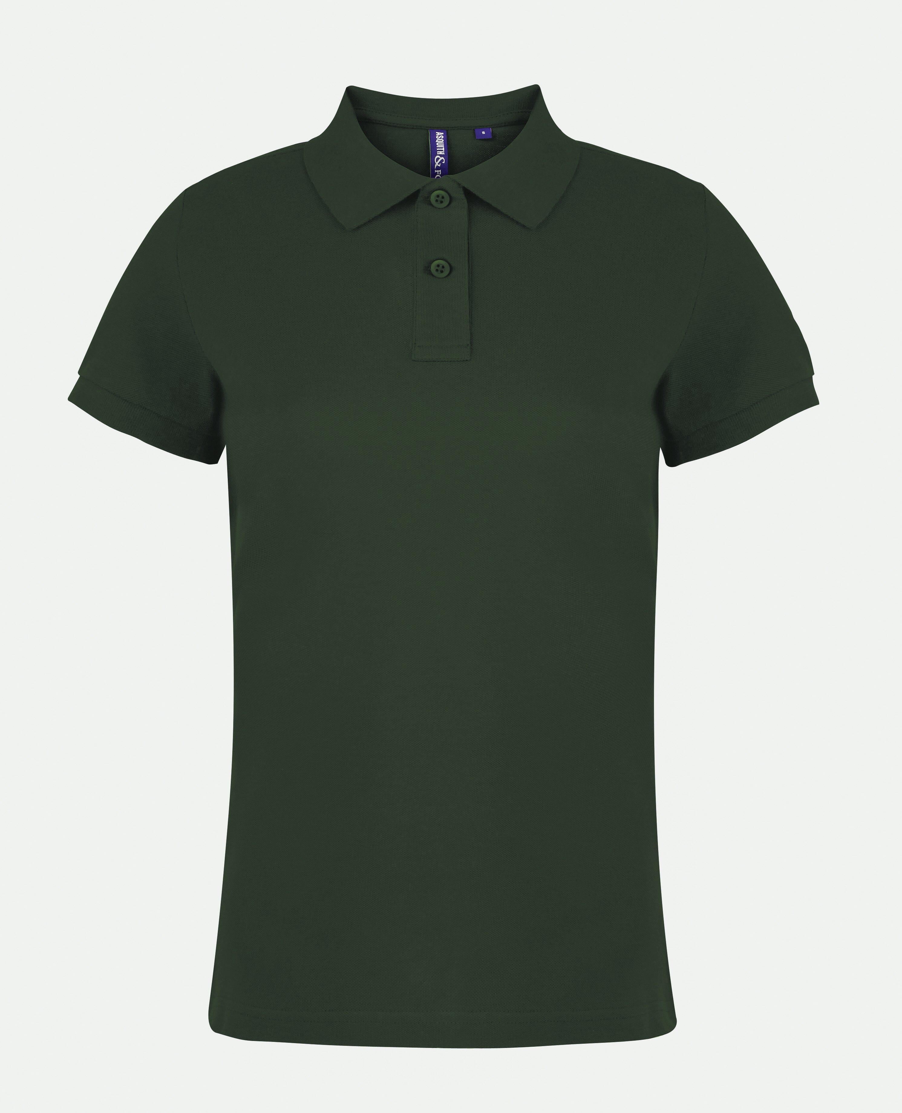 Polo team golf - AQ020 Polo femme :minimum 5 pièces Asquith & Fox Vert bouteille S 