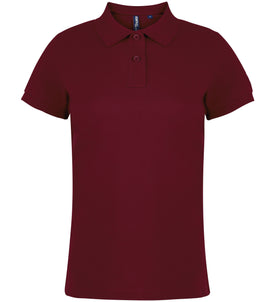 Polo team golf - AQ020 Polo femme :minimum 5 pièces Asquith & Fox Bordeaux S 